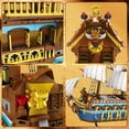 thumbnail image 5 of Royal Ship Building Set , 2830-Piece Large Model Ship, Collectible Luxury Display Pirate Ship Model 66011, 5 of 6