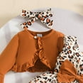 thumbnail image 7 of enyan Little Girl Outfits Girls Outfits 2PCS Sets Toddler Dresses Casual Fall Outfits For Baby Girls Fashionable Sleeveless Dress Brown,2-3 Years, 7 of 7