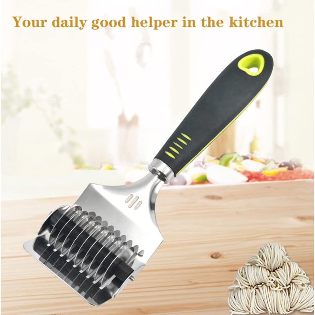 Cortador de masa de acero inoxidable, prensa manual de rodillo con rejilla para fideos, adecuado para cocinar en la cocina, versión europea, 1 ud.
