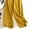 Yellow, variant on Women's Pants Casual Plain Wide Leg Yellow S (4)