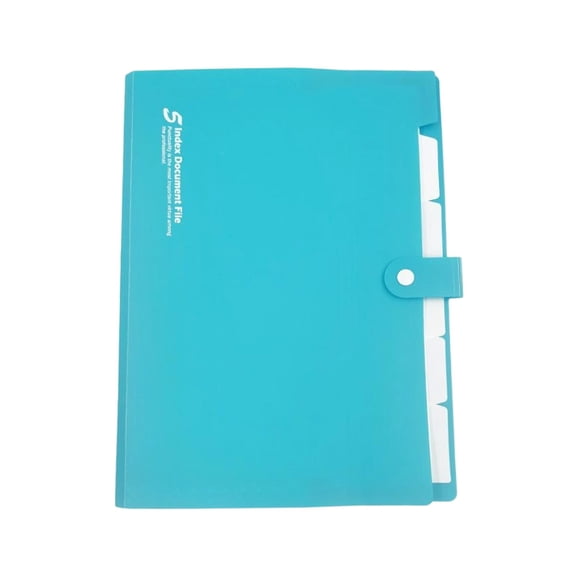 Expanding File Folder Expanding File Folder A4 Size 5 Pockets Accordion Document Organizer, Plastic Multi-Layer File Bag with Snap Button, Colorful Office Supplies for Paper Storage and Organization