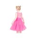 thumbnail image 4 of Vestido de Niña Rosa de Lunares Retro con Bordado de Flores y Moño para Fiesta Formal 12 Años, 4 of 6