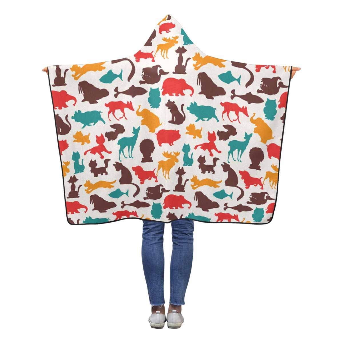 HATIART Cute Throw Hooded Blanket 40x50 inches Toddler Kid Baby Boys