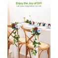 thumbnail image 3 of Flores Artificiales InnoGear de Espuma Rosas Falsas 50pcs Burdeos, 3 of 8