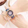 thumbnail image 5 of Correa para mujer, esfera de hoja, juego de reloj de cuarzo con pulsera de estrella, regalo, 5 of 5