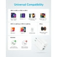 thumbnail image 5 of Anker Charger, USB C Charger Block, 2-Pack 20W Fast Wall Charger Compatible for iPhone 17/16/15/15 Pro/Pro Max/iPad Pro and More, with 2 Pack 5 ft USB-C Cable, 5 of 6
