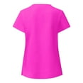 thumbnail image 4 of LSLJS Blouse de Mode pour Femmes à Manches Courtes Col en V Uniforme de Travail avec Poche, Blouses Médicales pour Femmes, 4 of 4