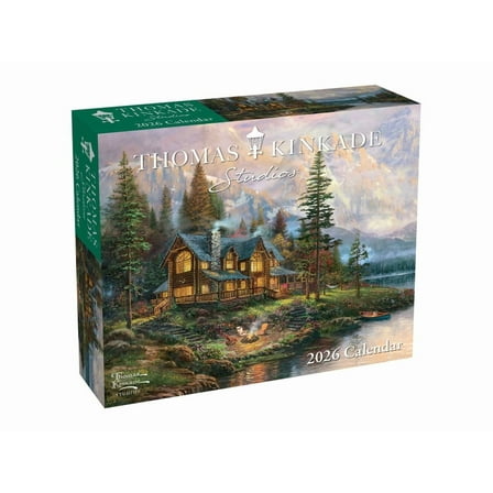 Thomas Kinkade Studios 2026 Day-To-Day Calendar, (Paperback)