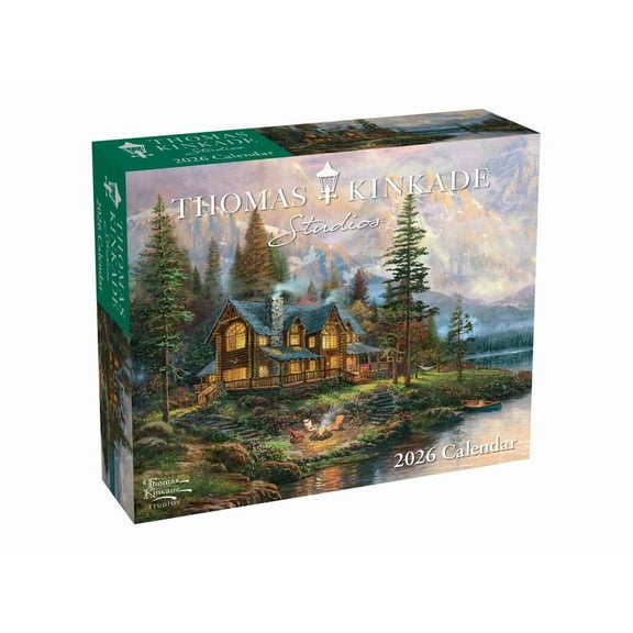 Thomas Kinkade Studios 2026 Day-To-Day Calendar, (Paperback)