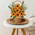 thumbnail image 7 of Haooryx Sunflower Bouquet DIY Paper Flower Craft Kit,Valentine's Day and New Year's Party Games, Handicraft Supplies, 7 of 7