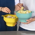 thumbnail image 2 of Lohuatrd Silicone Microwave Popcorn Bowl with Lid Large Capacity Food Grade BPA Free Heat-Resistant Foldable Popcorn Maker Bucket Bowl, 2 of 8