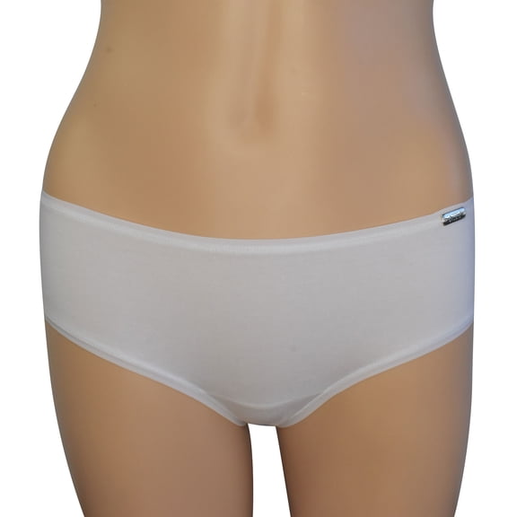 La Perla Women's White Cotton Full Cut Brief (XS)