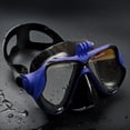 thumbnail image 3 of Gafas De Natación Con Soporte, Máscara De Buceo Con Lente De Vidrio Templado Antivaho Transparente, Equipadas Para Adultos Nadando Y Buceando, Estuche De Almacenamiento Incluido, 3 of 7