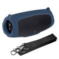 thumbnail image 2 of Cubierta Del Altavoz Funda de silicona con correa para altavoz compatible con Bluetooth JBL Charge 5 (azul), 2 of 7