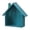 Blue, variant on Purple Wall Shelf With Little House Design Solid Wood For Children'S Room Kindergarten Dining Room Wooden Storage Decorative Shelving