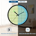 thumbnail image 5 of Indoor 12' Voice-Activated Luminous Decoration Wall Clock With LED Night Light Scrapbooking Paper, 5 of 8