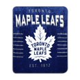 thumbnail image 1 of NHL Toronto Maple Leafs Plush Super Soft Blanket (60x70"), 1 of 3