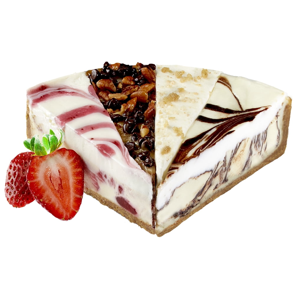 Walmart Great Value Sampler Cheesecake, Box, 4slice, 12 oz Walmart