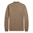 thumbnail image 4 of IAJDKMEK Men's Casual Collared Long Sleeve Shirt - Solid Polo Top for Autumn, Lightweight Shirt for Work, Versatile Polo Shirts for Men Daily Wear, 4 of 4