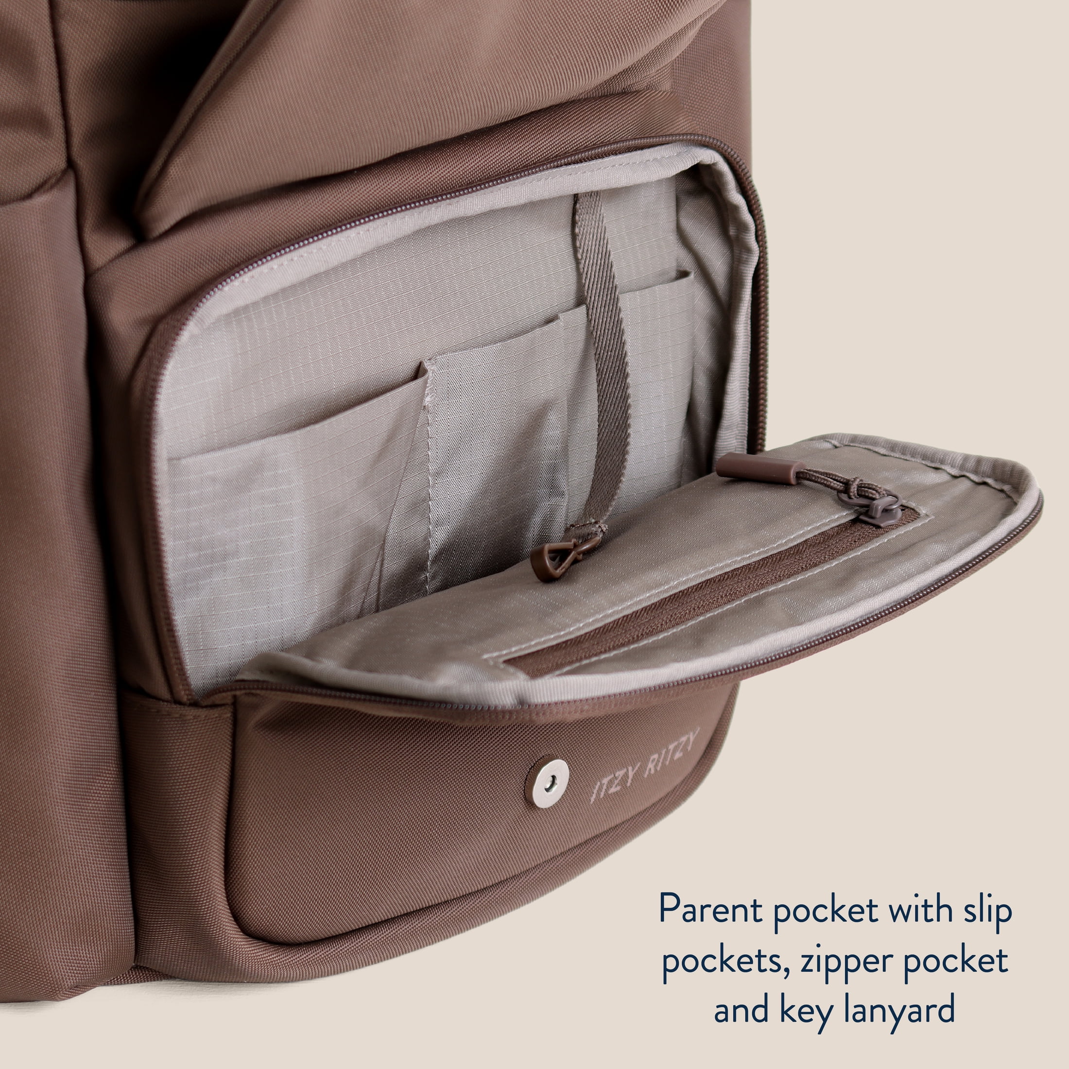 Itzy Ritzy Belong Bucket Backpack™ Mocha