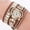 Brown, variant on Women Watch Bling Bling Fashion Jewelry Crystal Diamond Rhinestone Ladies Watches Steel Band Round Dial Analog Clock Classic Quartz Female Charm Bracelet Dress Wristwatches