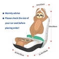 thumbnail image 3 of Balery Cute Sloth In Yoga Pose Tree Pattern Car Seat Cover - Soft & Breathable Front Premium Covers with Non-Slip Protector Fits Most Automotive, Vans, SUVs, Trucks - 1 Unit, 3 of 5