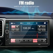 Double Din Car Stereo with HD Rear Camera,Kepeak 7 inch Touchscreen, Bluetooth, AM/FM Radio Receiver