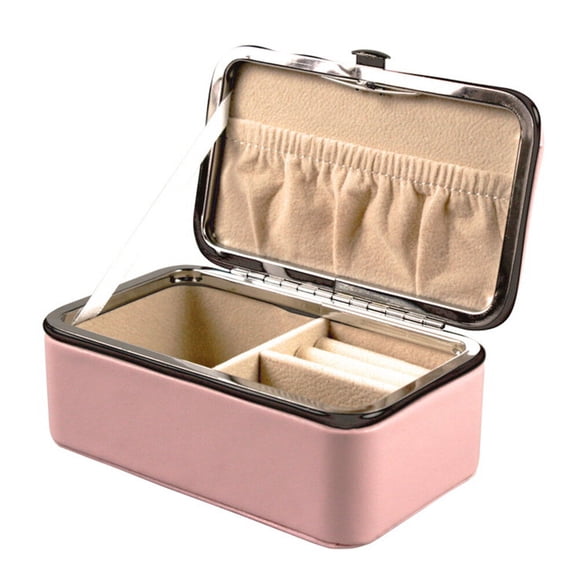 WEUVEB Small Jewelry Case for Women Waterproof Jewelry Holder Flocked Cloth 1Pack for Bracelets