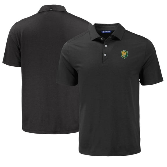 Men's Cutter & Buck Black Southeastern Louisiana Lions Coastline Epic Comfort Eco Recycled Polo