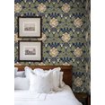 thumbnail image 5 of NextWall Dark Blue & Terra Cotta Hydrangea Floral Peel and Stick Wallpaper - 20.9 in. W x 18 ft. L Roll, 5 of 9