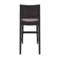 thumbnail image 4 of Compamia Jamaica Tabouret de Bar de Patio en Résine Aspect Osier - Ensemble de 1, Brun, 4 of 10