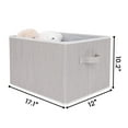 thumbnail image 3 of StorageWorks Fabric Storage Bins with Handles, Collapsible Storage Boxes for Closet&Shelf, Decorative Bins, Foldable, 3-Pack, 17.1''x 12'' x 10.2'', 3 of 6