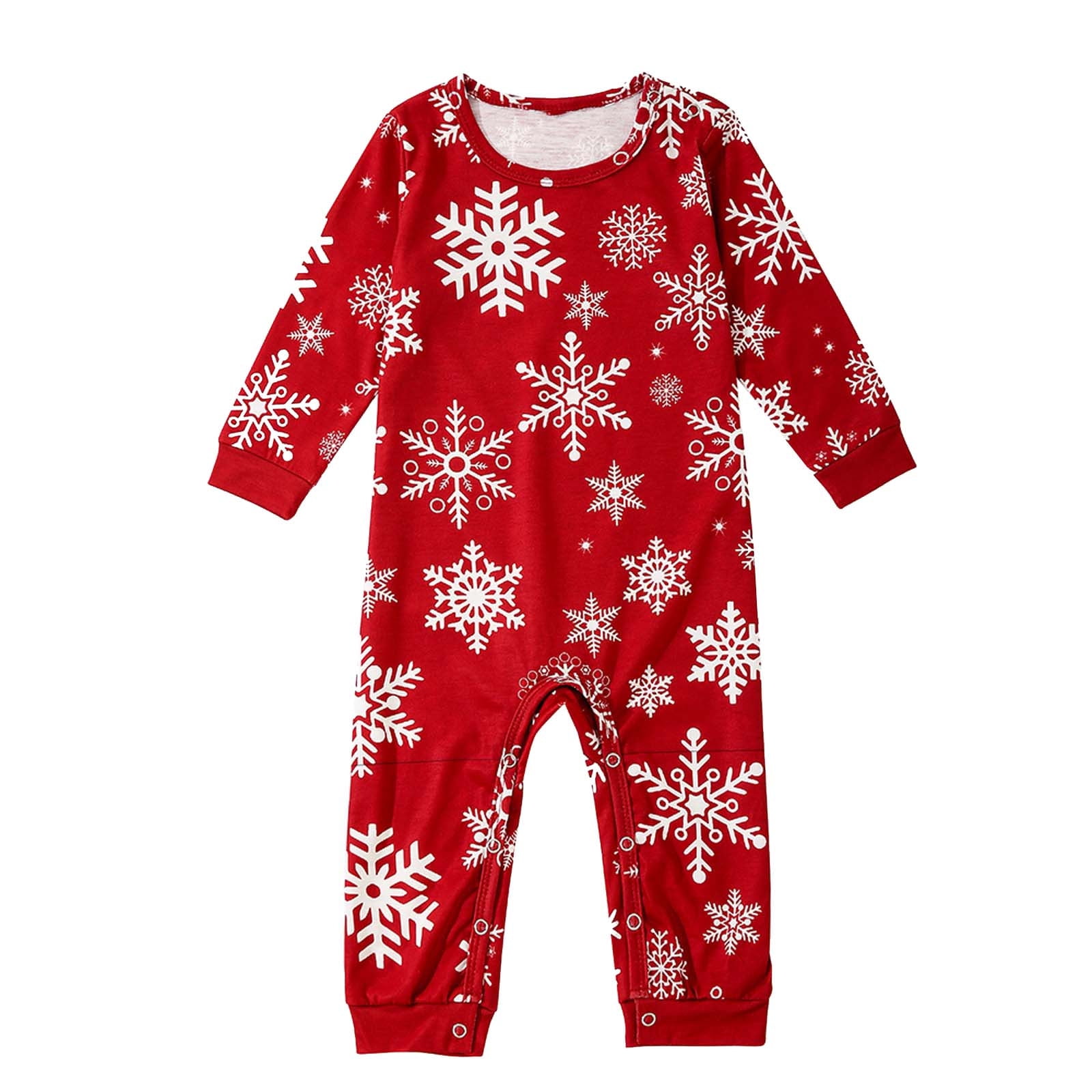 jovati Toddler Girls Christmas Pajamas Toddler Baby Boys Girls Christmas Fashion Printing Romper Family Parent child Wear Baby