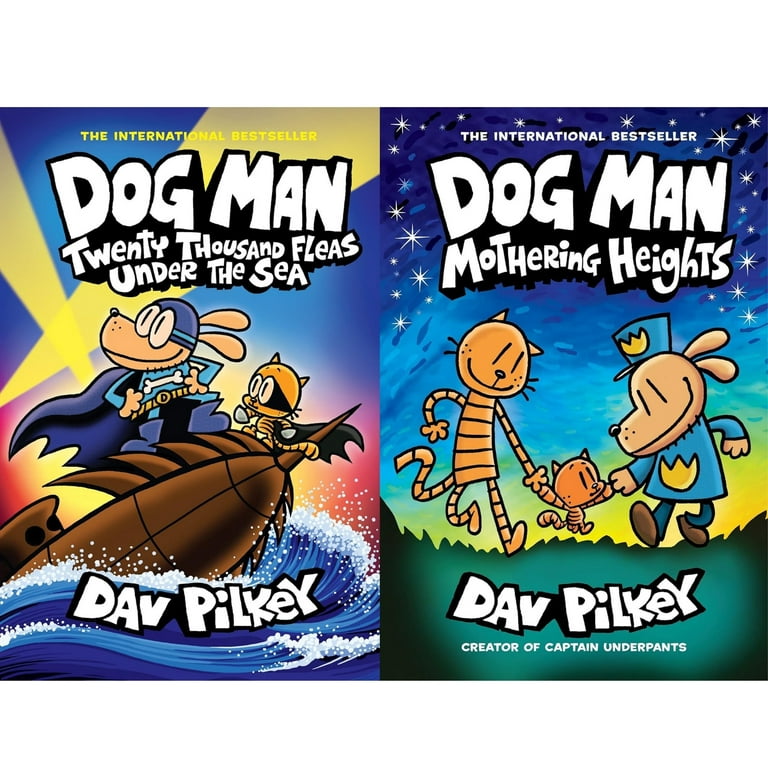 Dog Man Graphic Novels Complete Set, Books 1-13 by Dav Pilkey