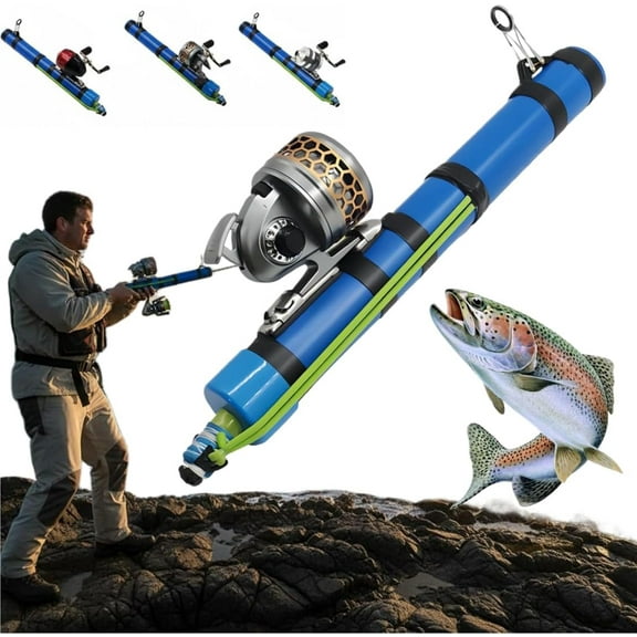 Fishing Catapult Rod, 2026 Upgraded Catapult Fishing Rod, Professional Pole Shooting Hunting Lure Fishings Tools, Saltwater and Freshwater Great Gear for Outdoor Anglers Travel