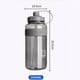 thumbnail image 4 of Botella de agua para de fitness de 2 litros reutilizable con jarra portátil de para Negro Gloria Botella de deportes de fitness, 4 of 9
