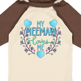 thumbnail image 4 of Inktastic My Meemaw Loves Me with Flowers and Hearts Boys or Girls Long Sleeve Baby Bodysuit, 4 of 5