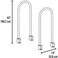 thumbnail image 2 of ShelterLogic LumberRack Black Firewood Rack Adjustable Bracket Kit, 2 of 6