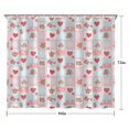 thumbnail image 5 of Pioneer Flower Floral Print Pattern Shower Curtain 84"x72", Bathroom Decorative Shower Curtain Set with 12 Hooks, Waterproof Washable, 5 of 6