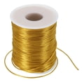 thumbnail image 1 of Unique Bargains Corde en Satin de Nylon 1,5 mm x 109 Yard Corde Tressée pour Perles 1,5 mm, Or, 1 of 6