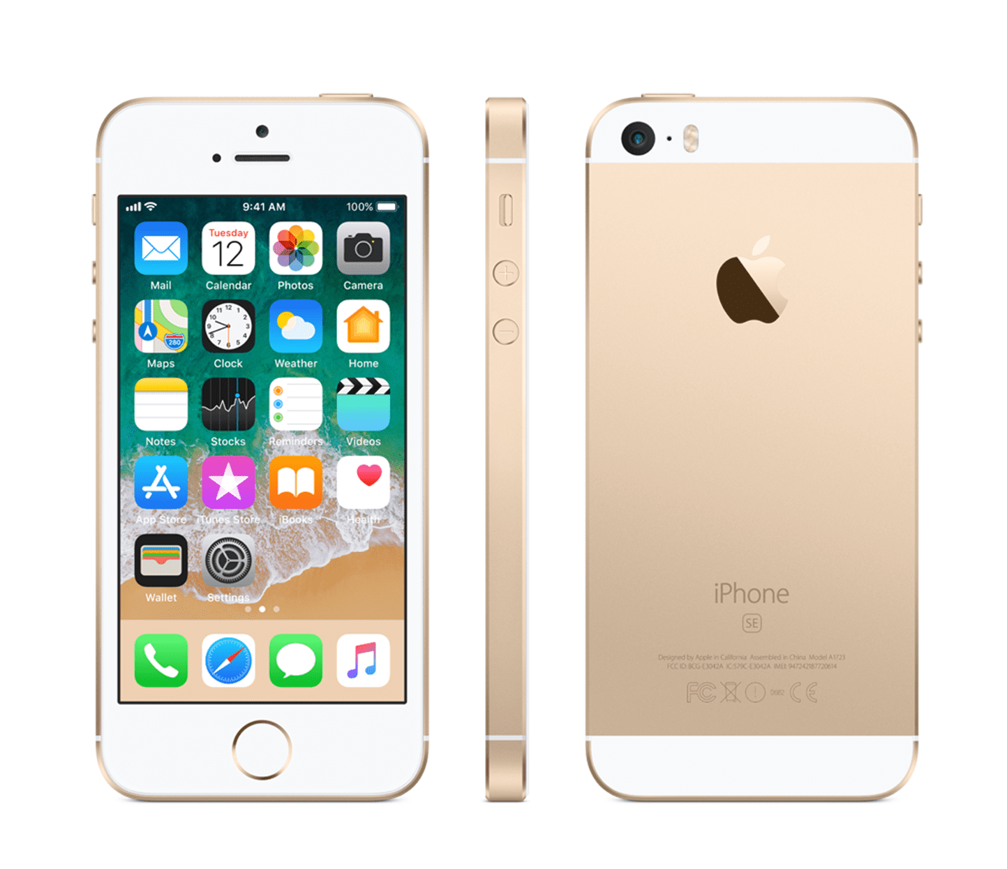 vuurwerk Afbreken Mark iPhone SE 1st Gen 32GB Gold (TracFone Wireless) Refurbished Grade A -  Walmart.com