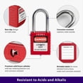 thumbnail image 3 of Kit de Bloqueo y Etiquetado, Kit de Bloqueo y Etiquetado Eléctrico, Candados LotoSafety de 4 Llaves Diferentes, Cerrojos, Bloqueo de Enchufe, Abrazadera, 3 of 6