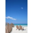 thumbnail image 3 of Bay, Noah 17x24 Black Modern Framed Museum Art Print Titled - Chairs under the Moon, 3 of 5