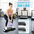 thumbnail image 3 of 4-in-1 Adjustable Aerobic Step Platform (4"/6") - Workout Stepper with Resistance Bands, Non-Slip Balance Board - Home Gym Equipment for Step Training, Cardio, Pilates & Physical Therapy, 3 of 7