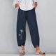 plus size navy work pants