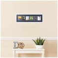 thumbnail image 2 of ArtToFrames Collage Photo Picture Frame with 6 - 3x4" Openings, Framed in White with Deep Blue and Black Mats (CDM-3966-54), 2 of 8
