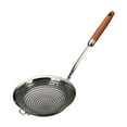 thumbnail image 5 of Skimmer Slotted Spoon 304 Stainless Steel for Frying Draining Noodles Pasta Large, 5 of 10