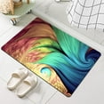 thumbnail image 6 of Diatomaceous Earth Bath Mat,Peacock Feathers Non-Slip Volume Super Absorbent Fast Drying for Bathroom Kitchen Door mat,Eco-Friendly Easy to Clean 16×24Inch (40 * 60cm), 6 of 6