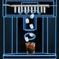thumbnail image 4 of Enfriador de agua sin botella 2 en 1 con máquina de hielo, dispensador de agua for encimera, cubo tipo bala de 3 tamaños, 4 of 7