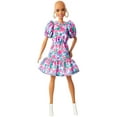 thumbnail image 6 of Barbie Fashionistas Doll #150 with No-Hair Look & Floral Dress, 6 of 7